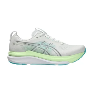 Asics Gel-Kayano 33 - White/Energy Aqua