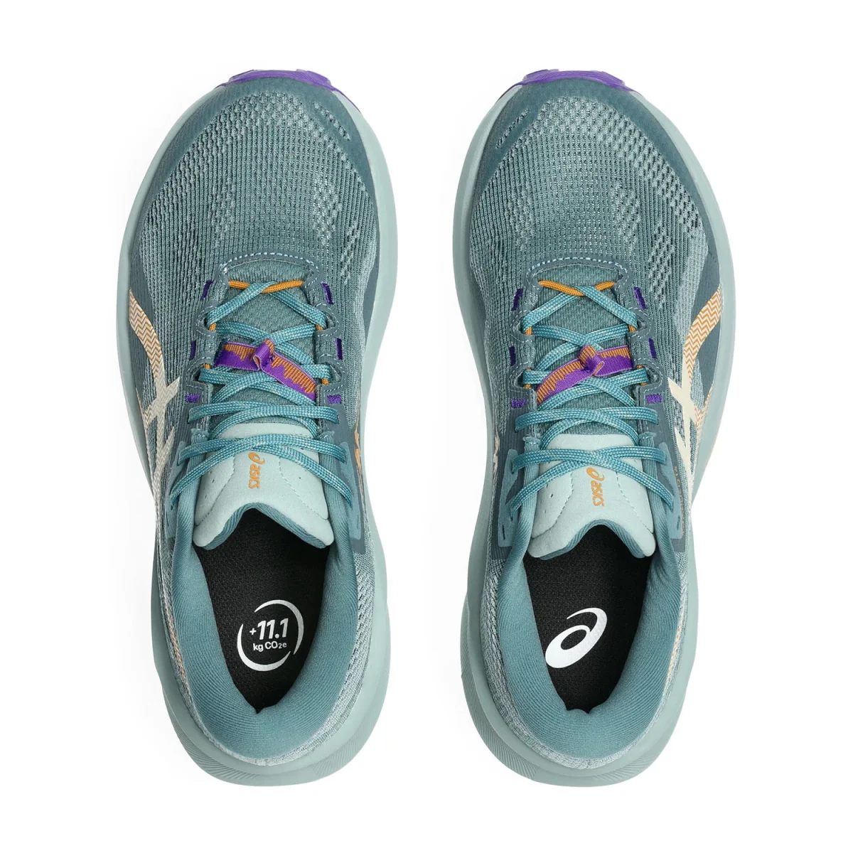Asics Trabuco 14 W - Foggy Teal/Radiant Amethyst - Image 7