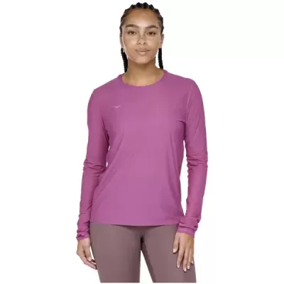 Hoka Airolite Run Long Sleeve Woman - Fushia - Image 2