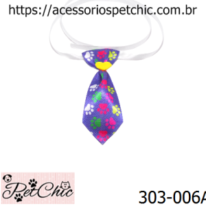 303-006A – Gravata estampada “G” (c/10)
