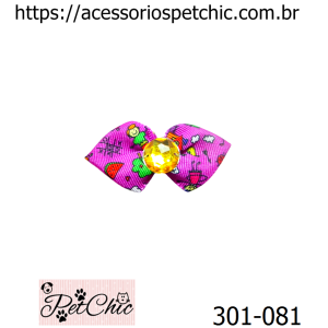 301-081 – Laço bico gorgurão estampado “G” (c/10)