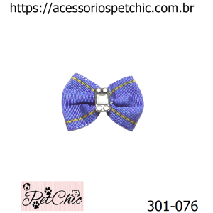 301-076 – Laço jeans “G” – (c/10)